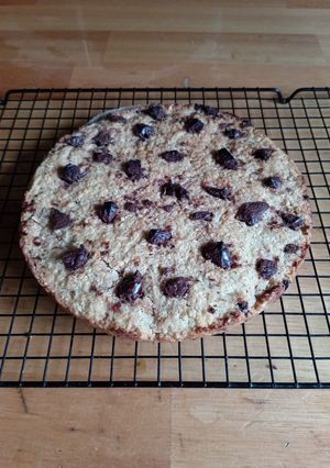 Una foto de Galleta de manteca de maní y avena