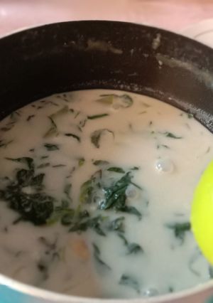 Foto resep Sayur Bobor Bayam Sederhana, mudah, dan ga ribet