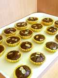 Mini Pie Brownies Shiny Crust