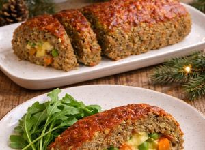 Foto de Rocambole de lentilhas vegano