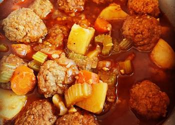 Easiest Way to Make Tasty Instant Pot Meatball Stew