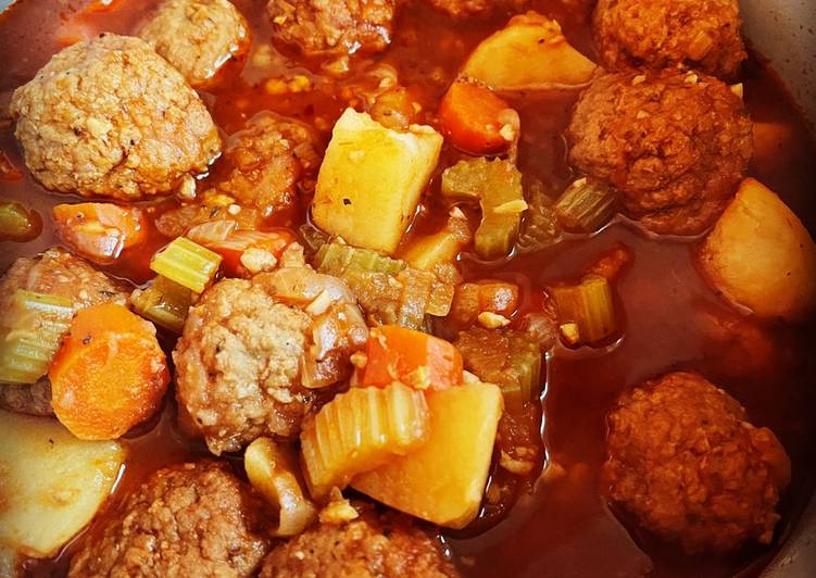 Recipe of Perfect Instant Pot Meatball Stew