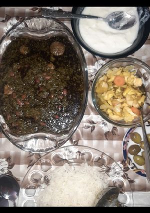 عکسی از دستور قرمه سبزی مامان پز❤❤❤