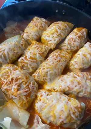 Una foto de Rollitos de repollo rellenos