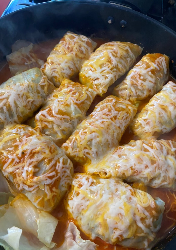 Una foto de Rollitos de repollo rellenos