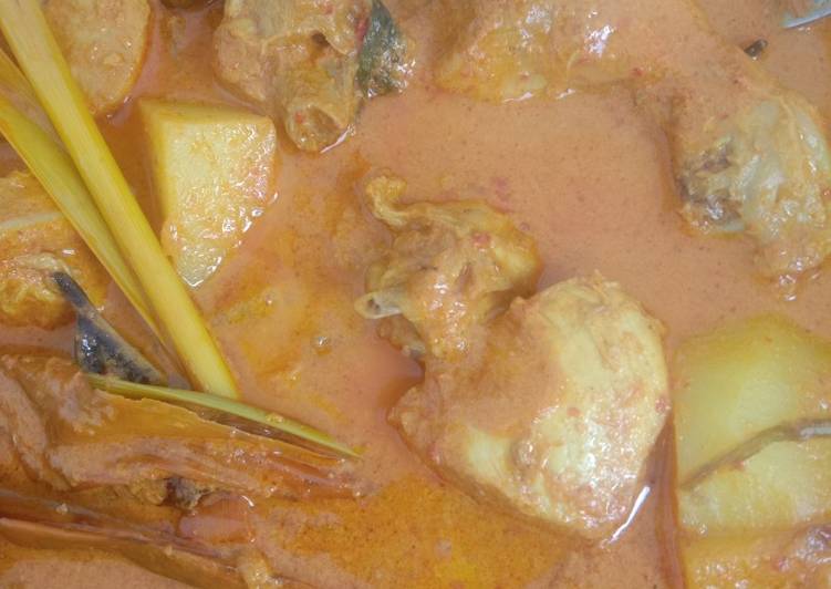 Cara Gampang Menyiapkan Gulai Ayam homemade by Imenk yang Enak Banget