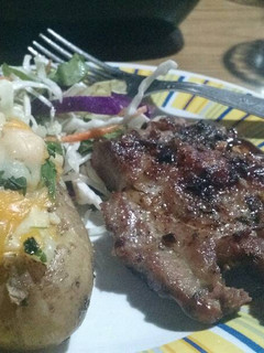 Una foto de Bondiola de cerdo con salsa bbq