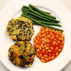 Bubble and squeak A picture of Bubble and squeak.