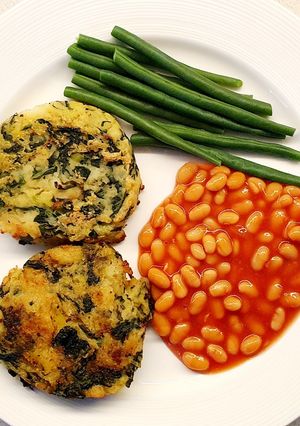 A picture of Bubble and squeak.