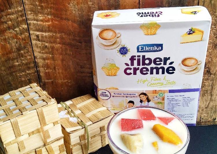 Kolak labu,pisang,ager2 fibbercream🍨