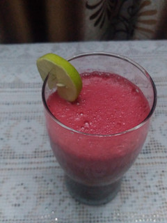 A picture of Carrot and Beetroot Juice.