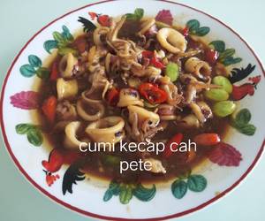 Resep Terbaik Cumi kecap cah pete Praktis Enak Resep Terbaik Cumi kecap cah pete Praktis Enak