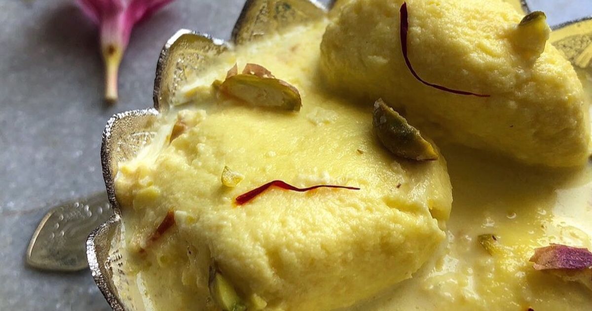 Rich & Delicious Kesar Pista Rasmalai Recipe by Supraja Nagarathinam ...