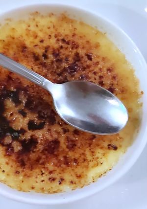 Une photo de Crème brûlée au miel