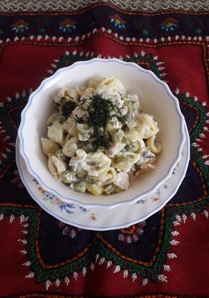 عکسی از دستور سالاد ماکارونی