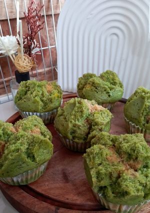 Foto resep Bolu Pisang Pandan Kukus Mekar