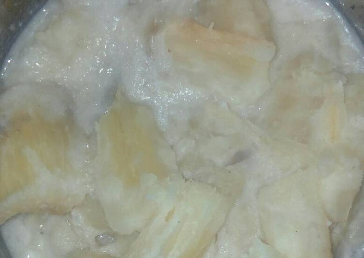 Easiest Way to Prepare Homemade Muhogo wa Nazi #localingridient contest