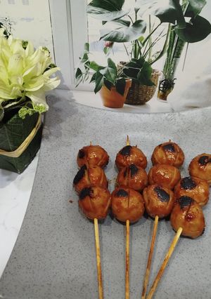 Foto resep Bakso Bakar Manis Pedas