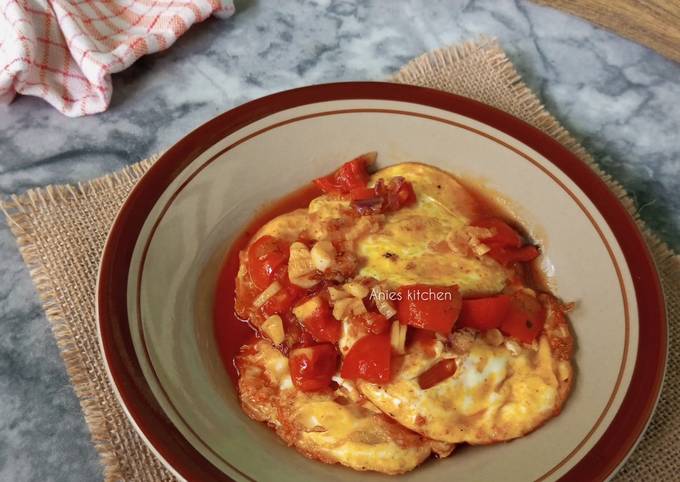 Resep Telur Ceplok Asam Manis Dan Pedas Oleh Anisatur Raehan Cookpad