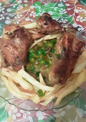 صورة لوصفة طاجين الجلبانة والزيتون