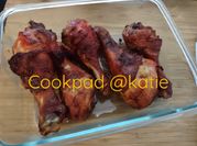 A picture of tandoori chicken legs