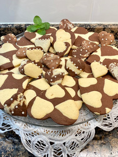 Una foto de Galletas “corazón “ de mantequilla