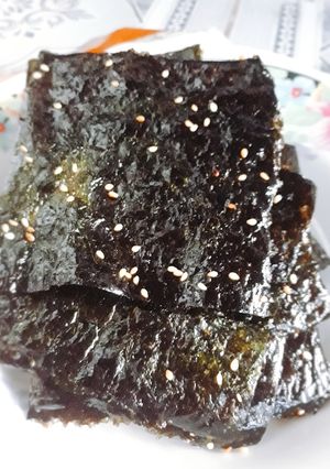Hình của món Rong biển nướng(sấy) ngon như ngoài hàng.