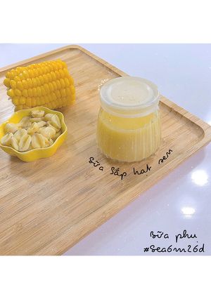 Hình của món Sữa bắp hạt sen.