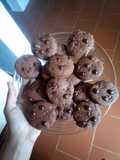 Galletas de chocolate con chispas de chocolate