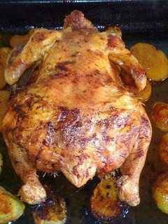 Una foto de Pollo asado 🐔