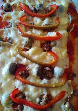 Una foto de Mi pizza