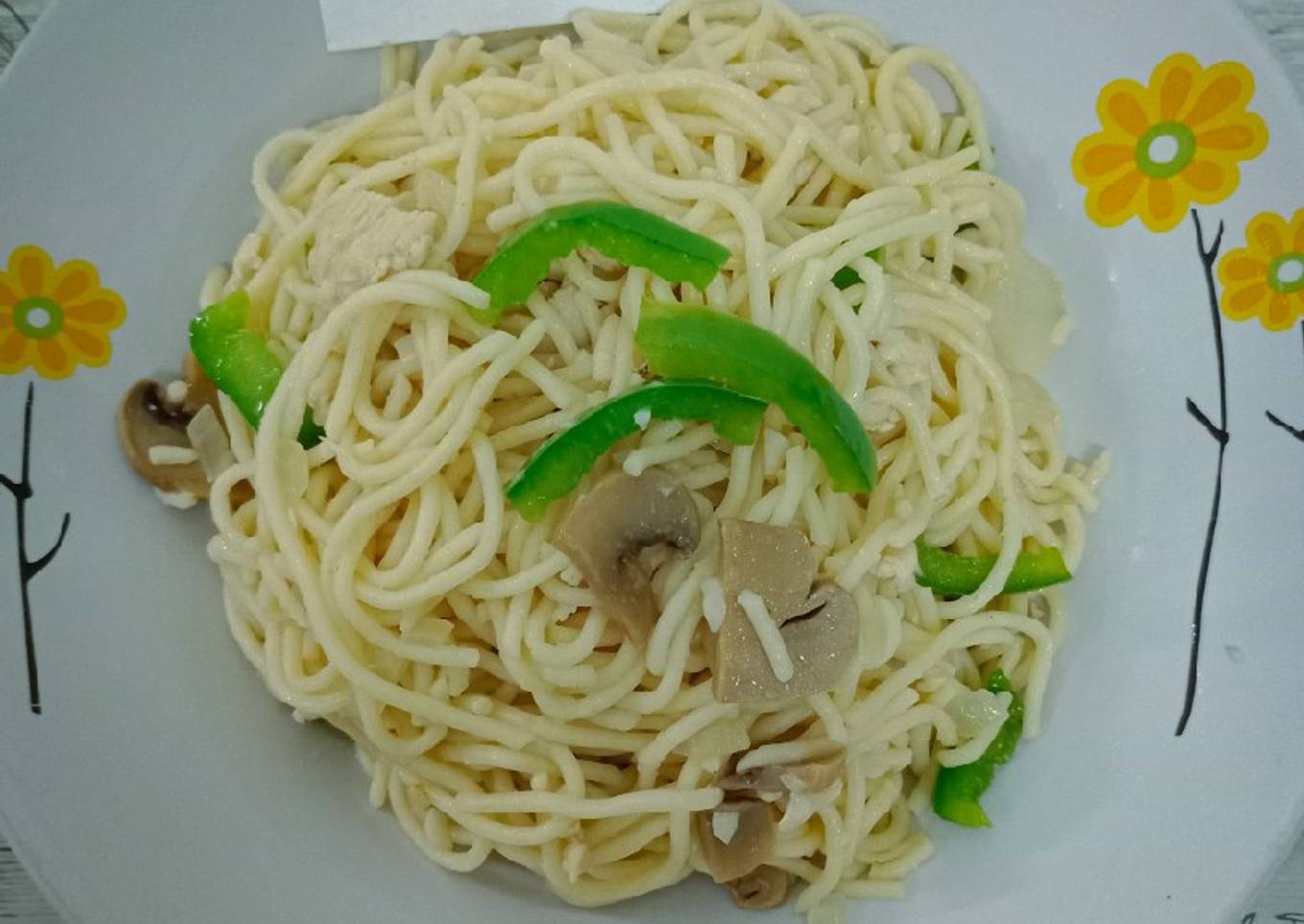 Spaghetti Fritti Al Burro Di Aglio #phobbylinimohd #batch18