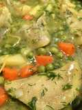 Authentic Artichokes à la Polita with Peas (No Egg-Lemon Sauce)