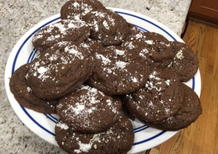Simple Way to Prepare Homemade Double Chocolate Chips Cookies