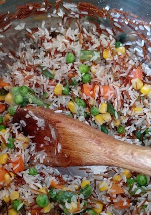 Una foto de Arroz árabe sin curry