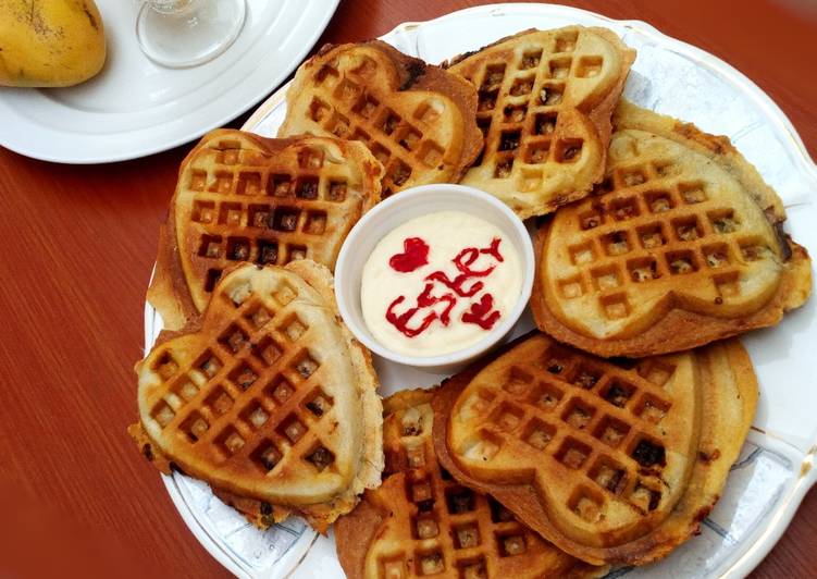 Recipe of Ultimate Pizza waffles