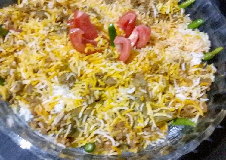 Qeema biryani