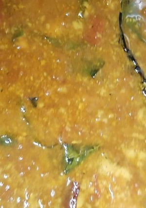 A picture of Tomato Rasam.