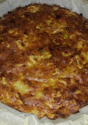 Una foto de Pastel de calabacín y atún