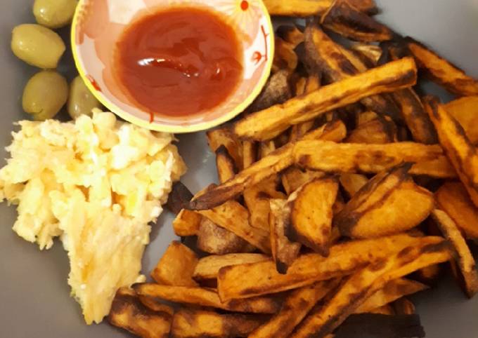 Frites de patate douce