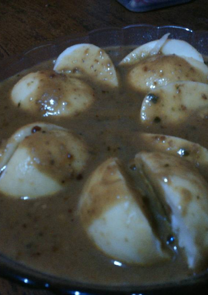 Foto resep Telur Bumbu Kacang