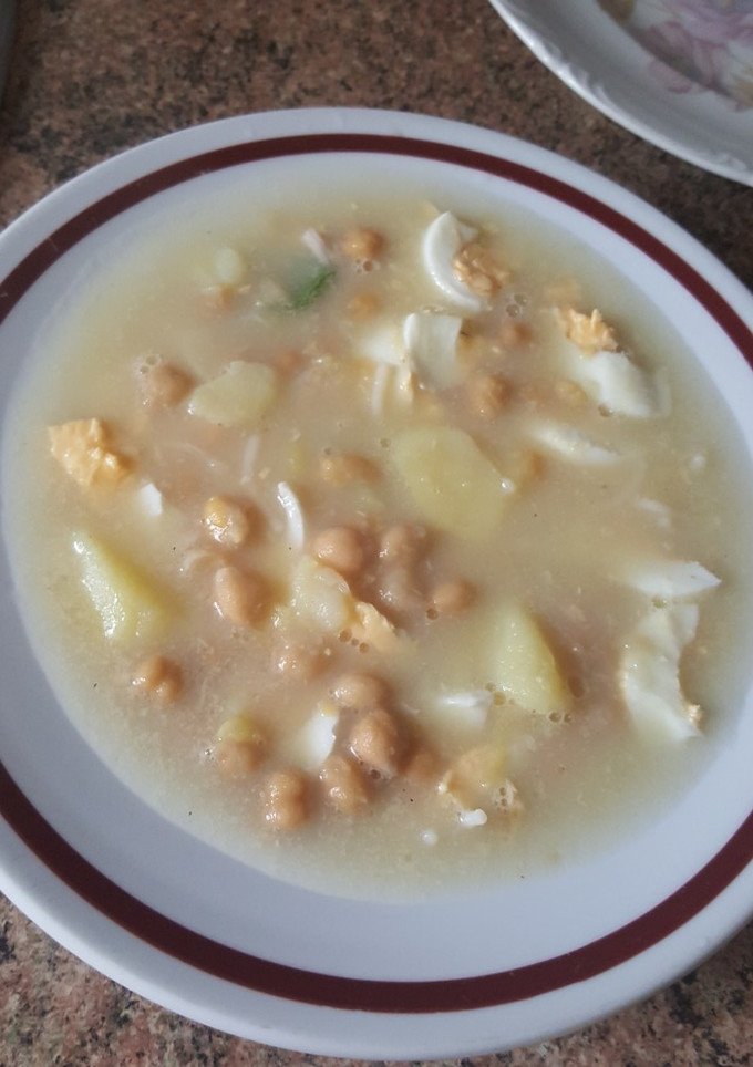 Una foto de Un resto de pucherito para una sopa picadillo