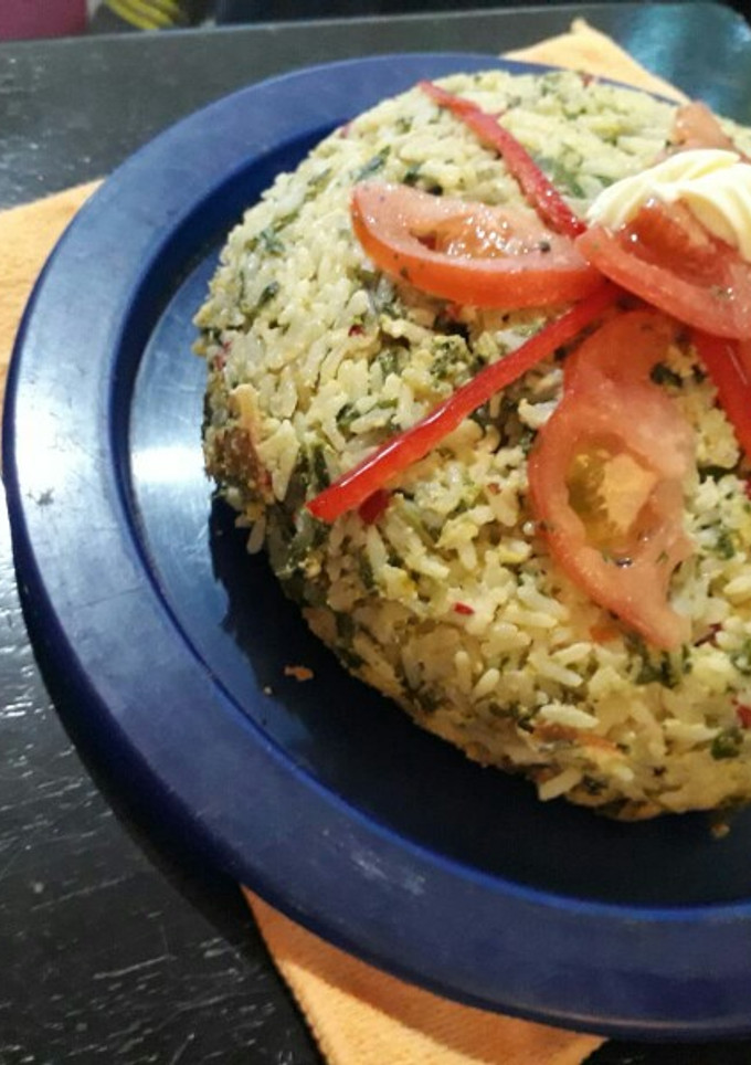 Una foto de Soufflé de acelga