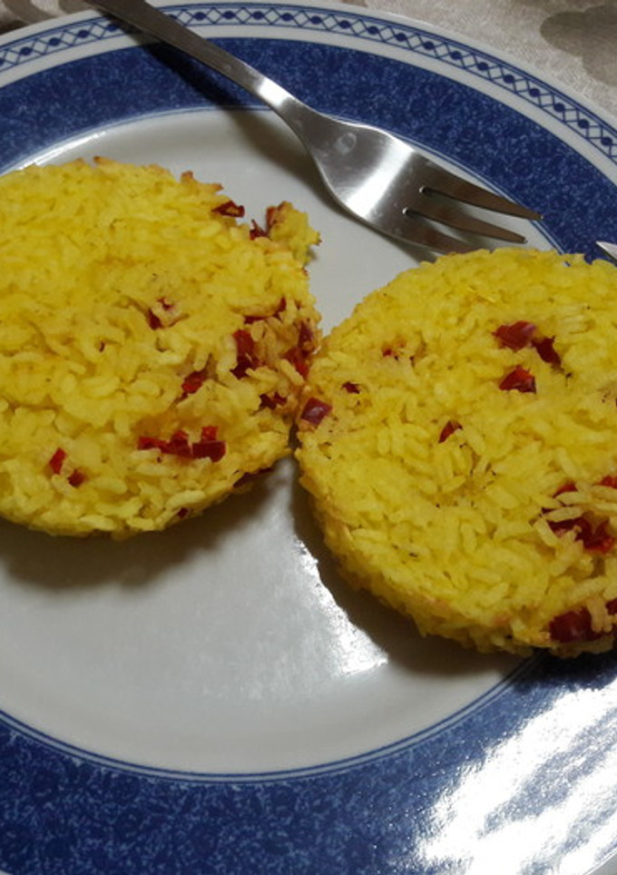 Una foto de Hamburguesas de arroz veganas 🍔