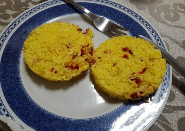 Hamburguesas de arroz veganas
 🍔
