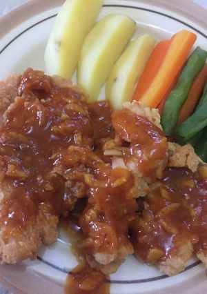 Foto resep Crispy chicken steak home made 🧡