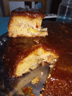 Una foto de Tarta de manzana invertida GRANDE