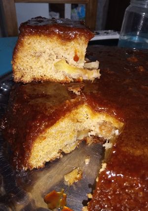 Una foto de Tarta de manzana invertida GRANDE