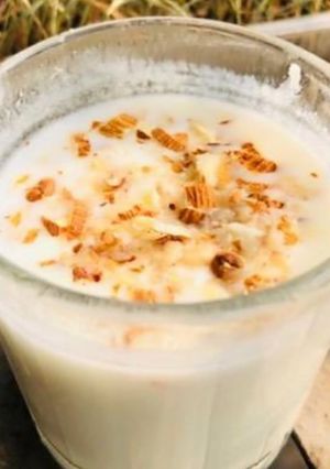 A picture of Badam Milk Shake.