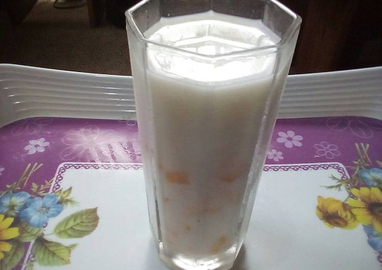 Step-by-Step Guide to Prepare Homemade Mango milk shake